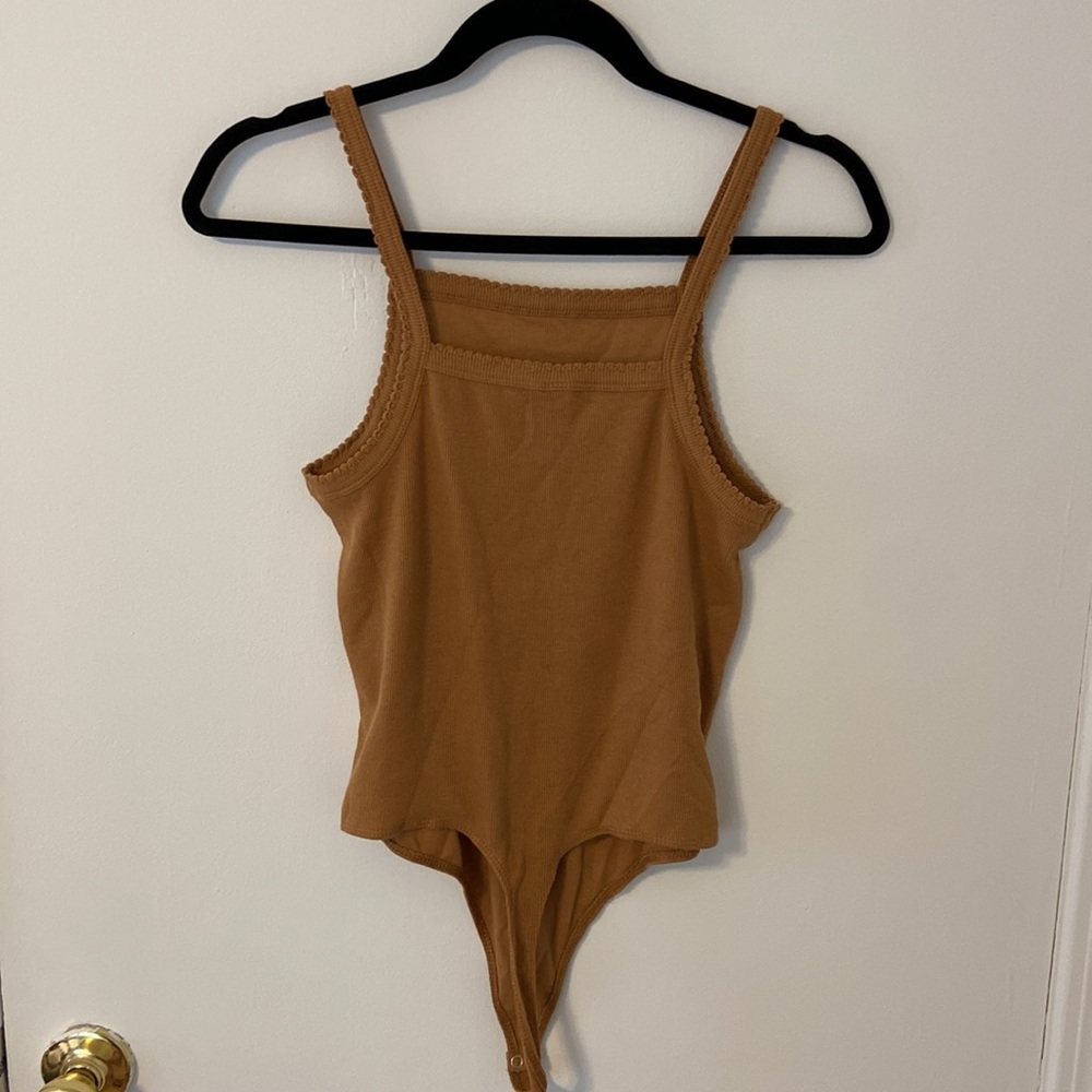 Basic Tan Body Suit - Picture 2 of 2
